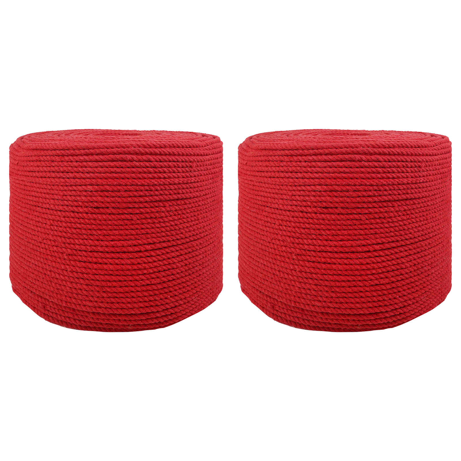 Touw 2 pcs Rood Katoen