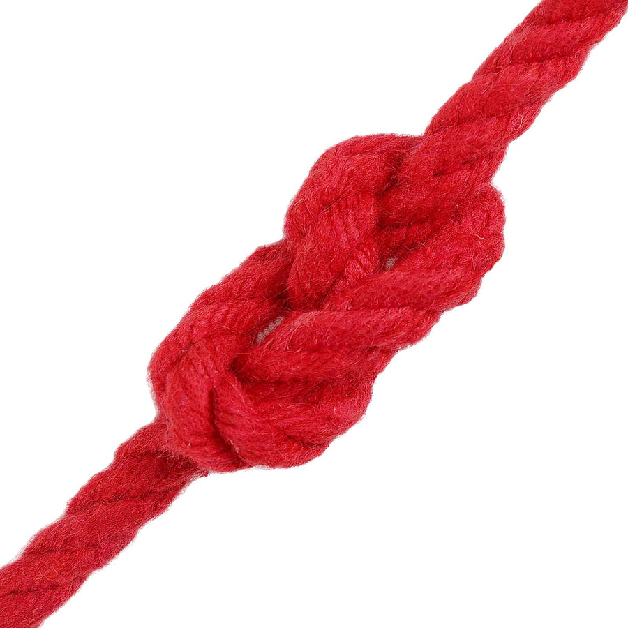 Katoenen Touw 25 m 6 Rood 100% Katoen