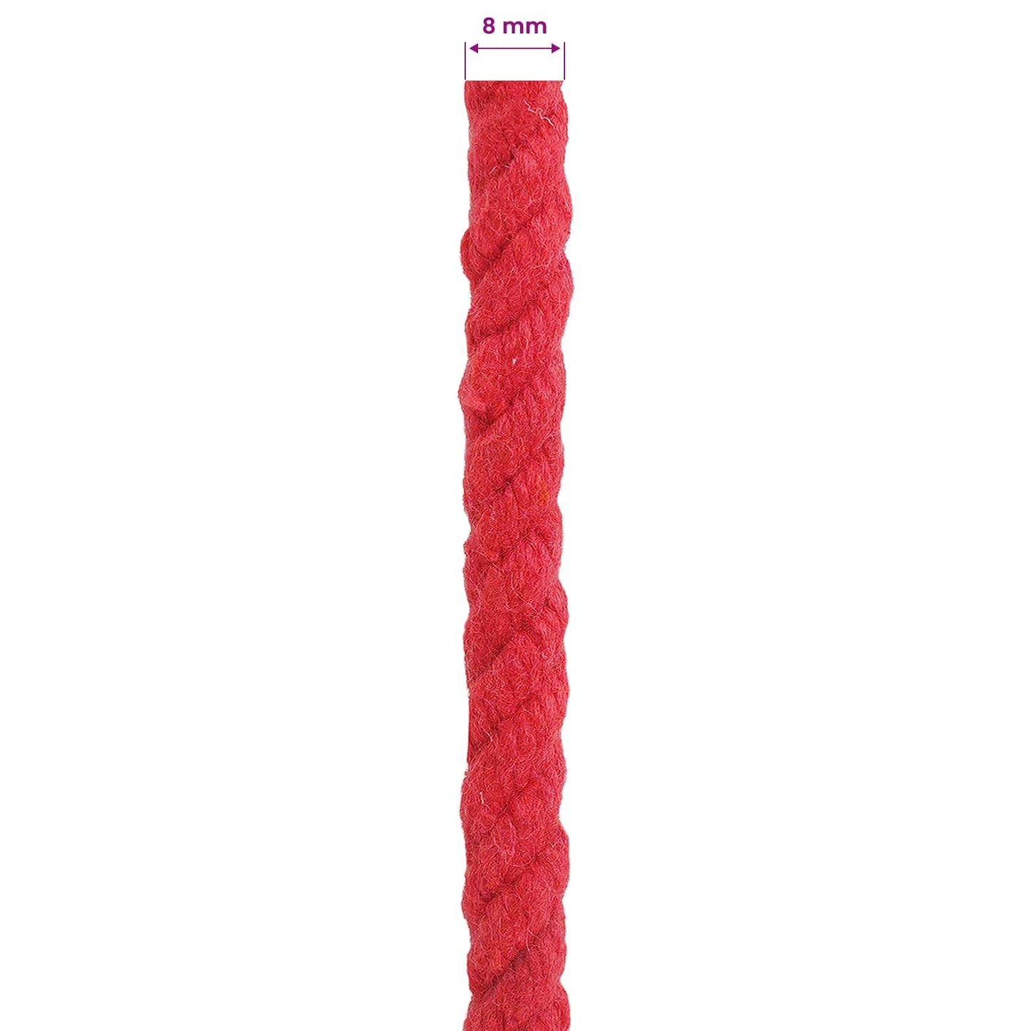 Touw Rood 0,8 x 0,8 x 5000 cm Katoen