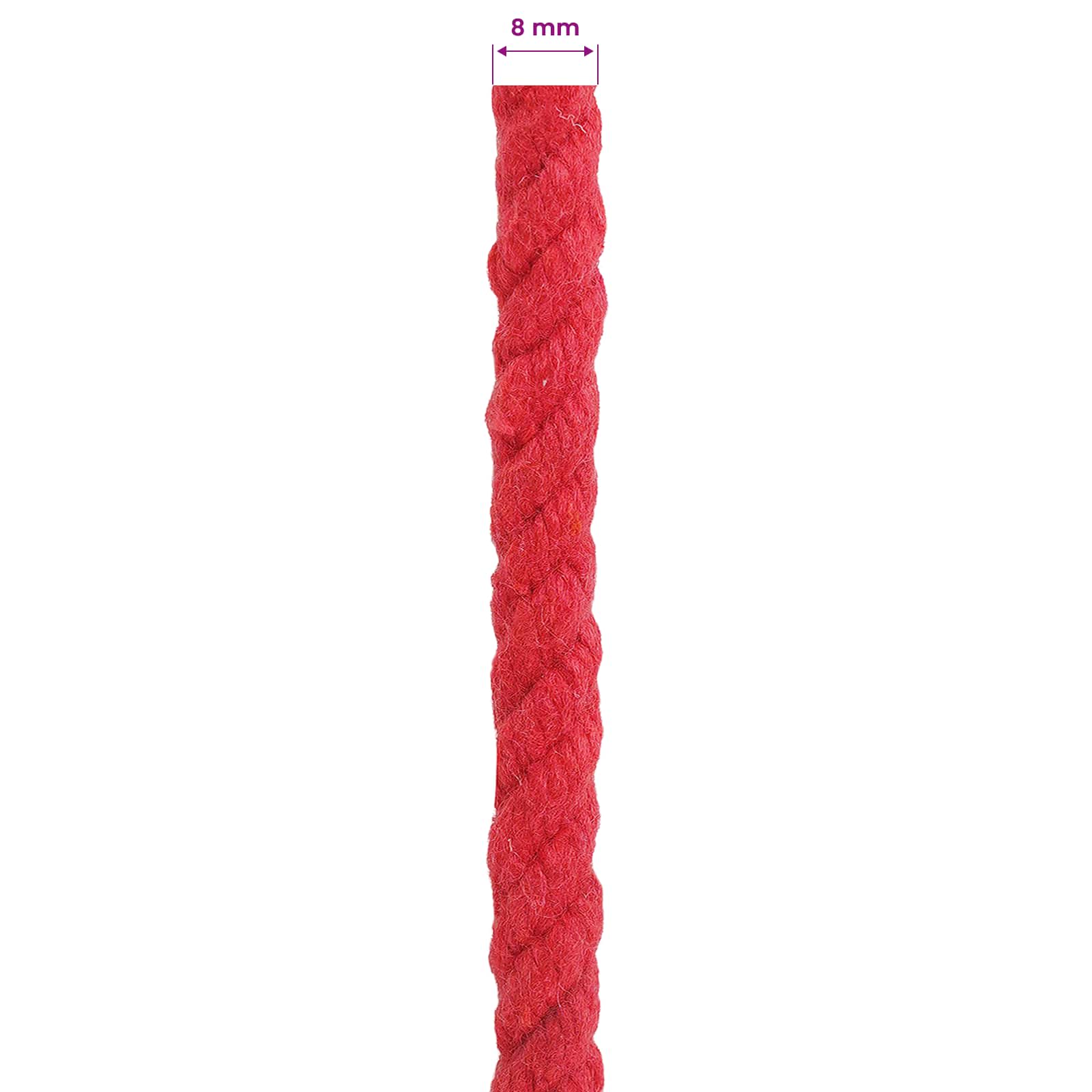 Touw Rood 0,8 x 0,8 x 5000 cm Katoen