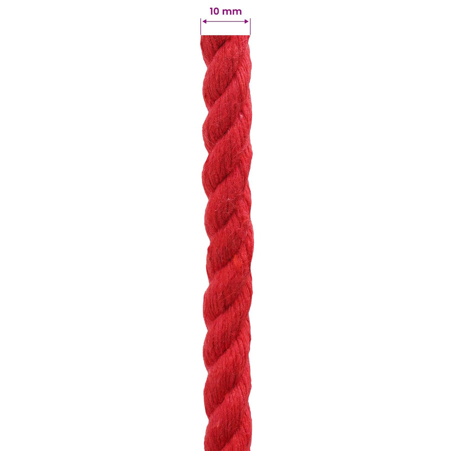 Touw Rood 1 x 1 x 2500 cm Katoen