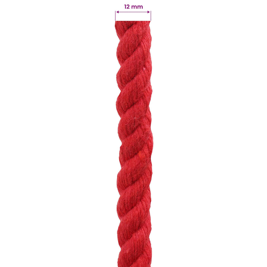 Touw Rood 1,2 x 1,2 x 25000 cm Katoen