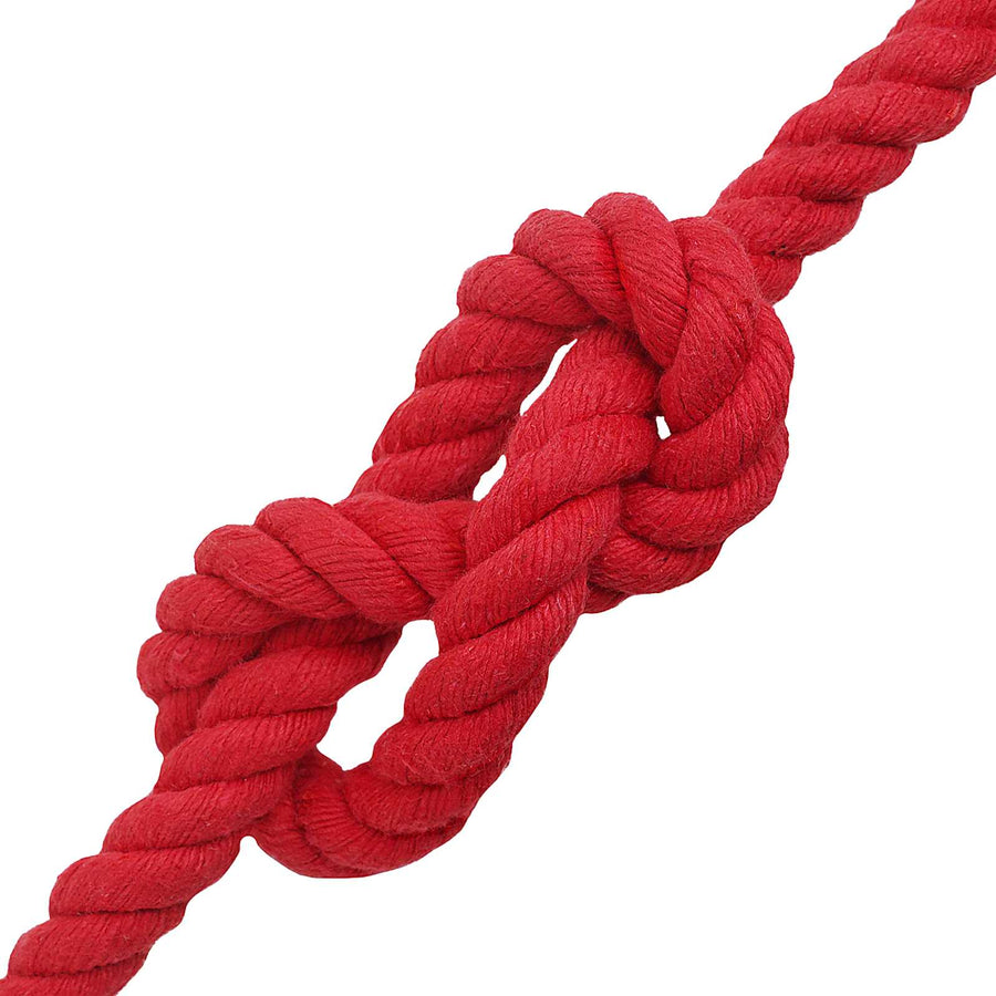 Touw Rood 2 x 2 x 5000 cm Katoen