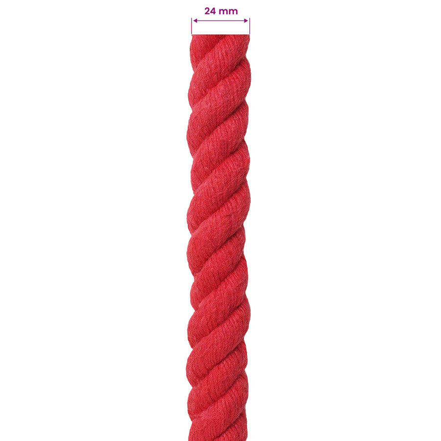 Touw Rood 2,4 x 2,4 x 5000 cm Katoen
