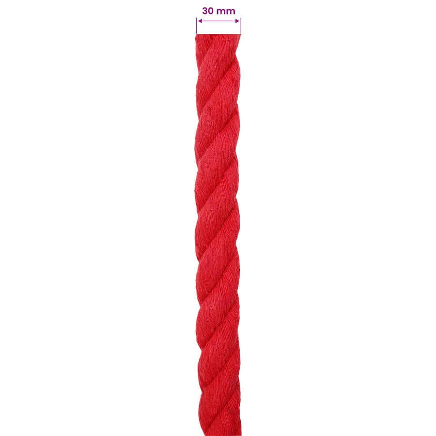 Touw Rood 3 x 3 x 1000 cm Katoen