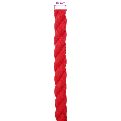 Touw Rood 3 x 3 x 5000 cm Katoen