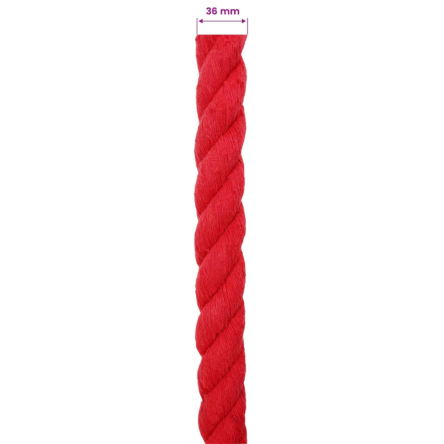 Touw Rood 3,6 x 3,6 x 1000 cm Katoen