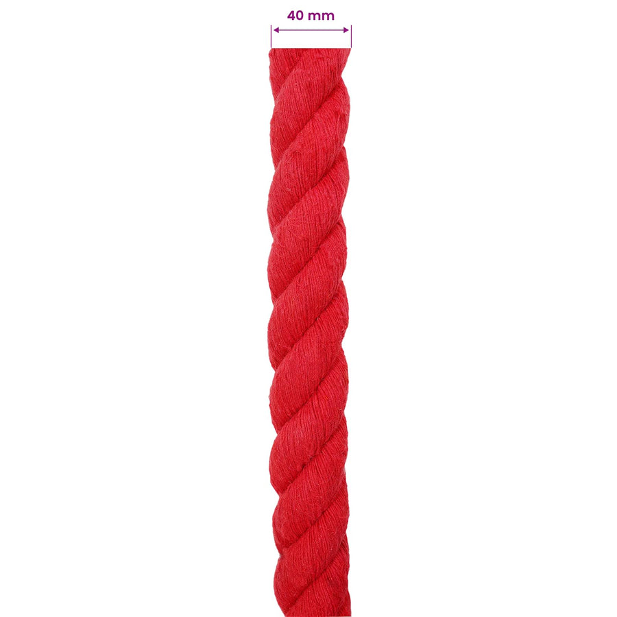 Touw Rood 4 x 4 x 500 cm Katoen