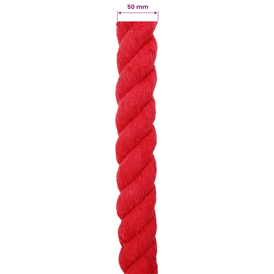 Touw Rood 5 x 5 x 1000 cm Katoen
