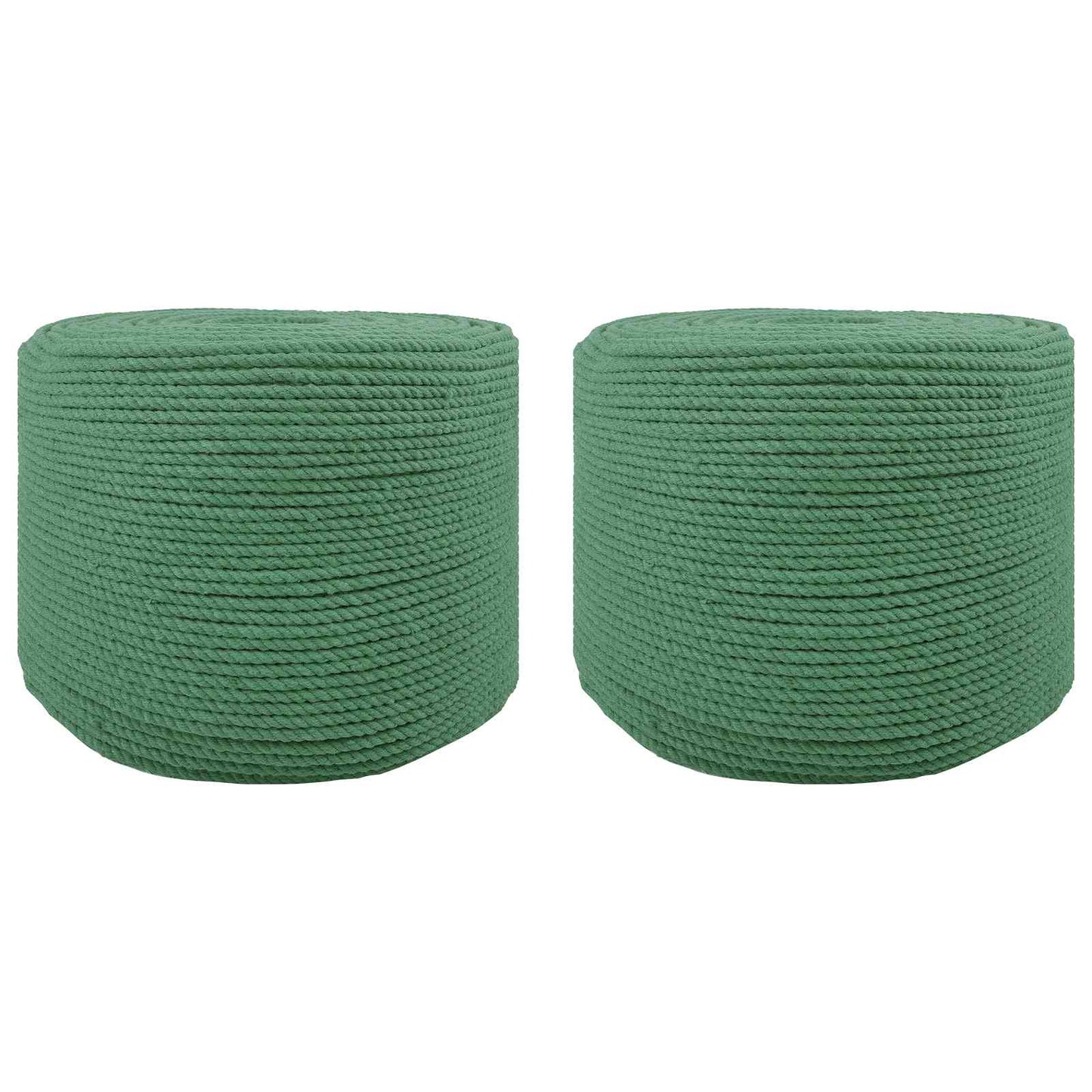 Katoen Touw 2 st 2 mm 100 m Groen 100% Katoen