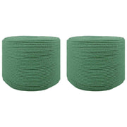 Katoen touw 2 st 100 m groen 2 mm