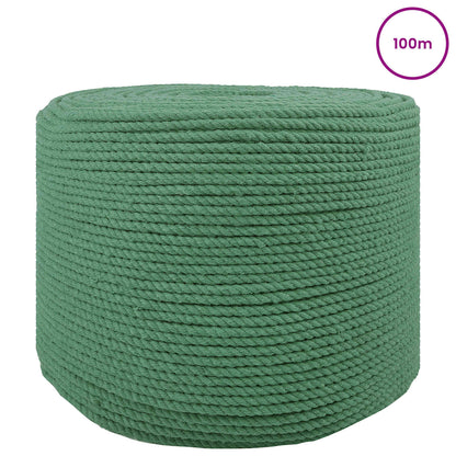 Katoen Touw 2 st 2 mm 100 m Groen 100% Katoen