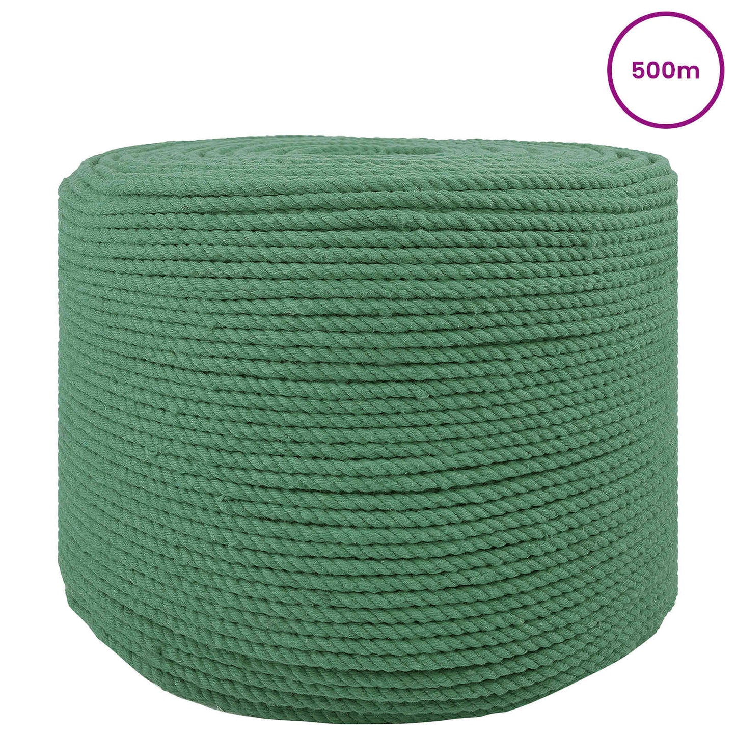 Touw Groen 0,4 x 0,4 x 50000 cm Katoen