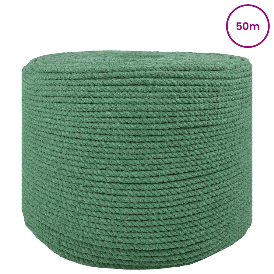 Touw Groen 0,6 x 0,6 x 5000 cm Katoen