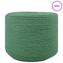 Touw Groen 0,8 x 0,8 x 10000 cm Katoen