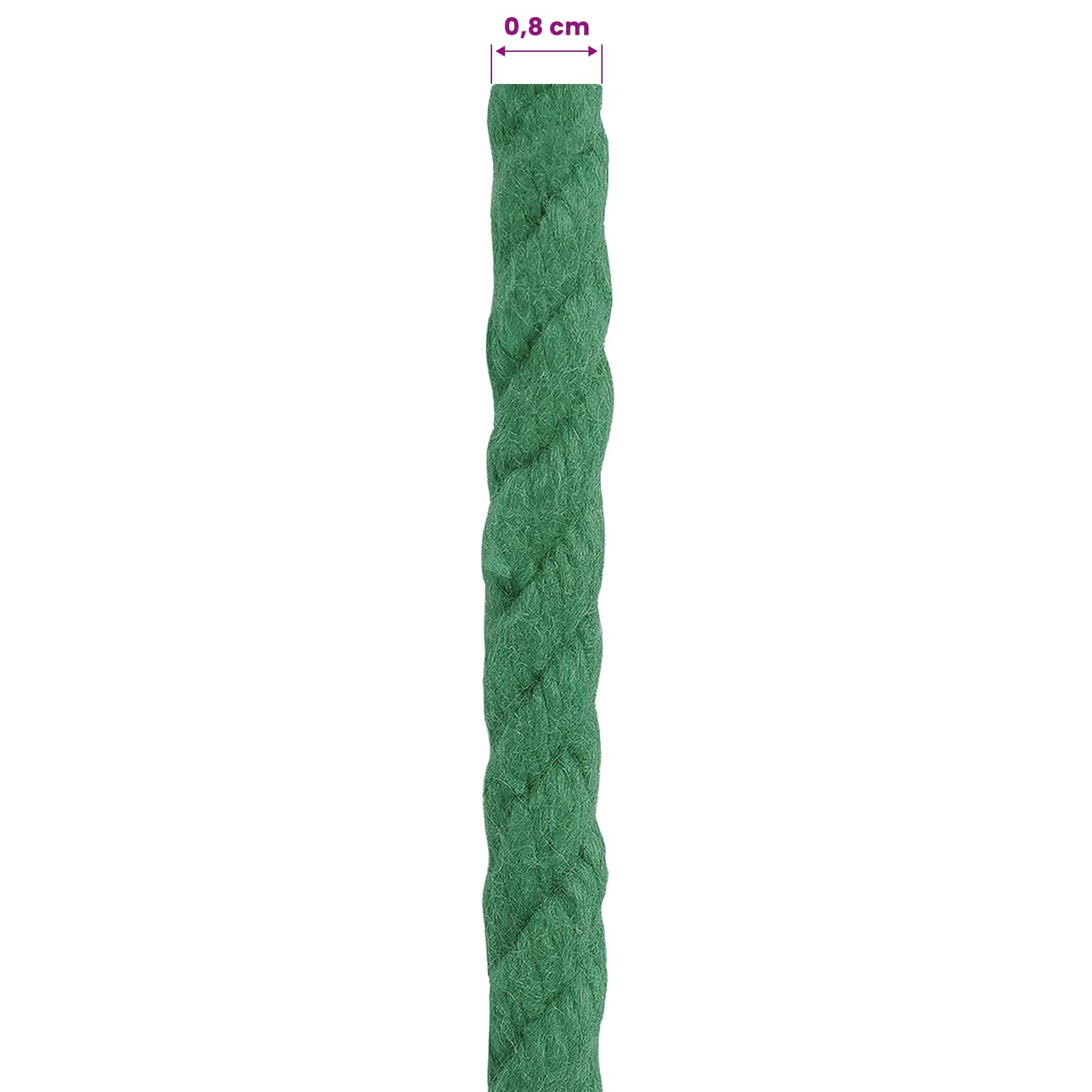 Touw Groen 0,8 x 0,8 x 50000 cm Katoen