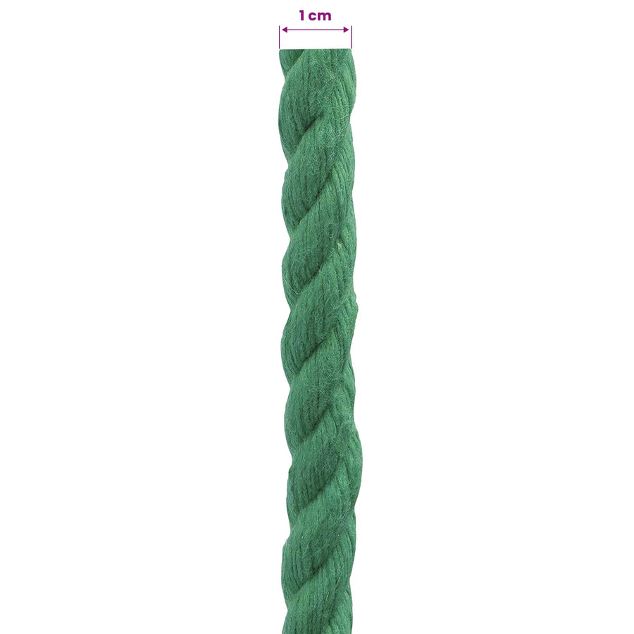 Touw Groen 1 x 1 x 2500 cm Katoen