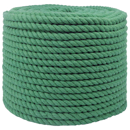 Touw Groen 1 x 1 x 5000 cm Katoen