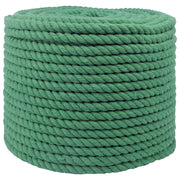 Touw 100 meter katoen groen