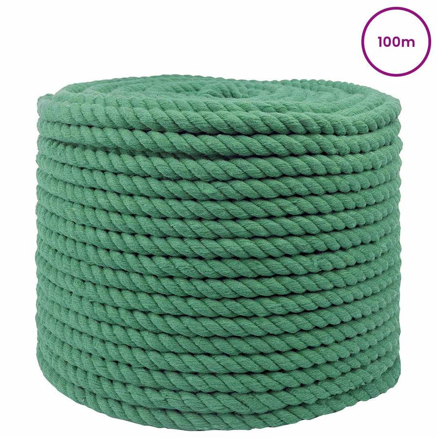 Touw Groen 1,2 x 1,2 x 10000 cm Katoen