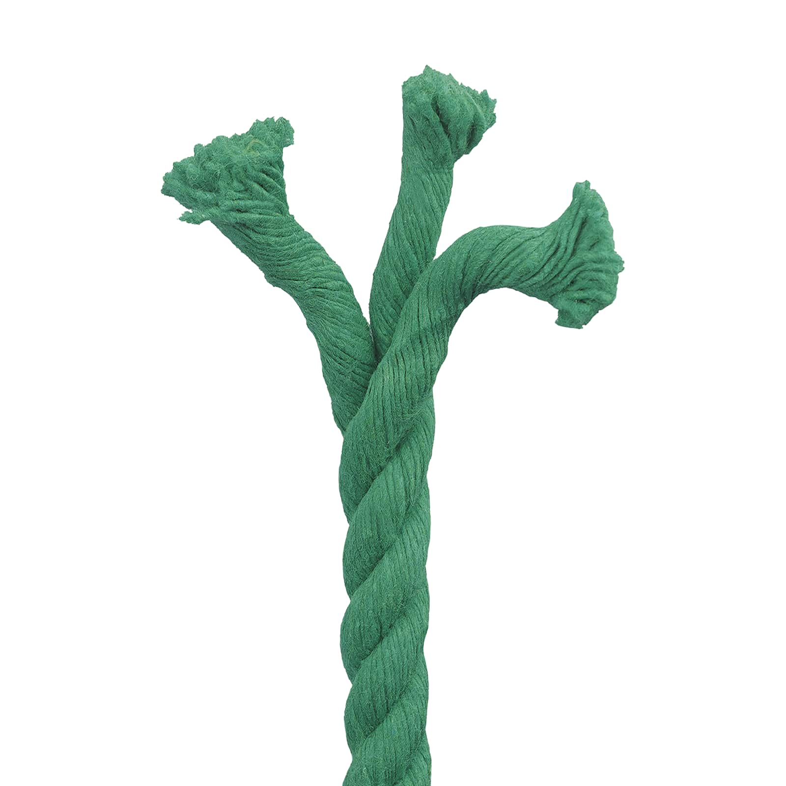 Touw Groen 1,6 x 1,6 x 2500 cm Katoen