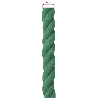 Touw Groen 2 x 2 x 2500 cm Katoen