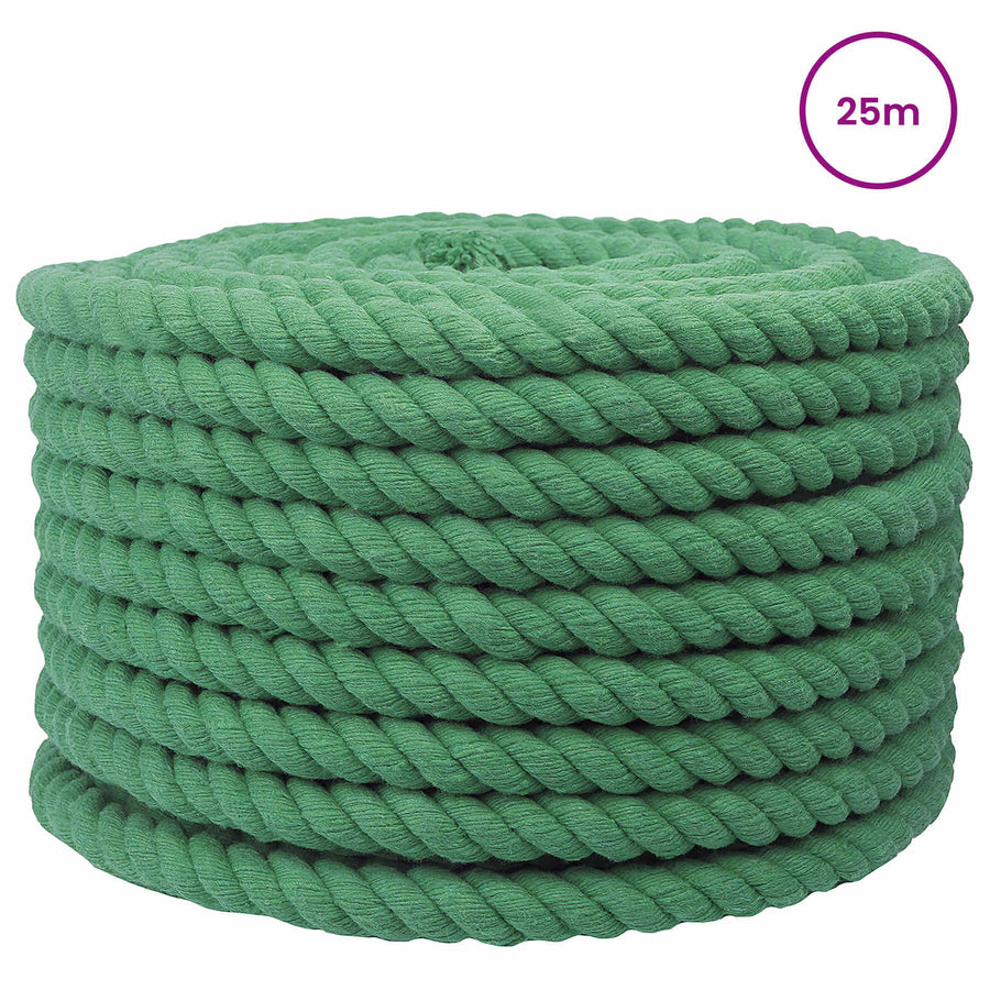 Touw Groen 2,4 x 2,4 x 2500 cm Katoen