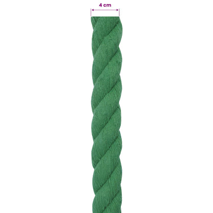 Touw Groen 4 x 4 x 500 cm Katoen