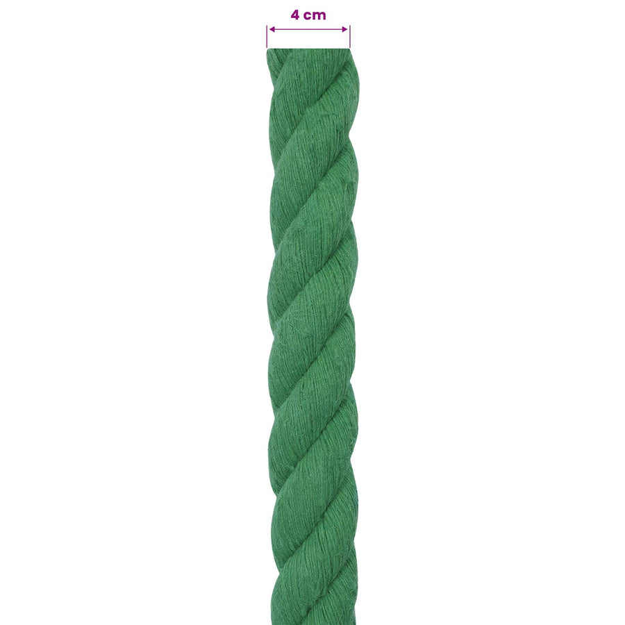 Touw Groen 4 x 4 x 1000 cm Katoen