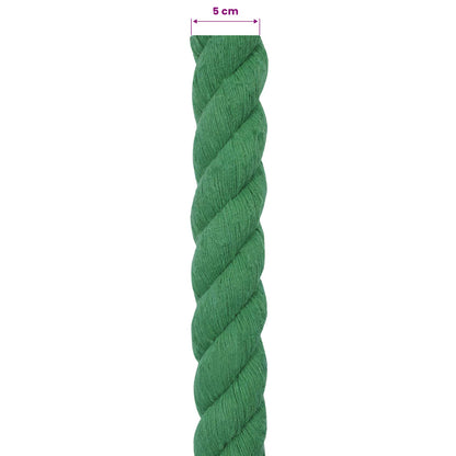 Touw Groen 5 x 5 x 500 cm Katoen