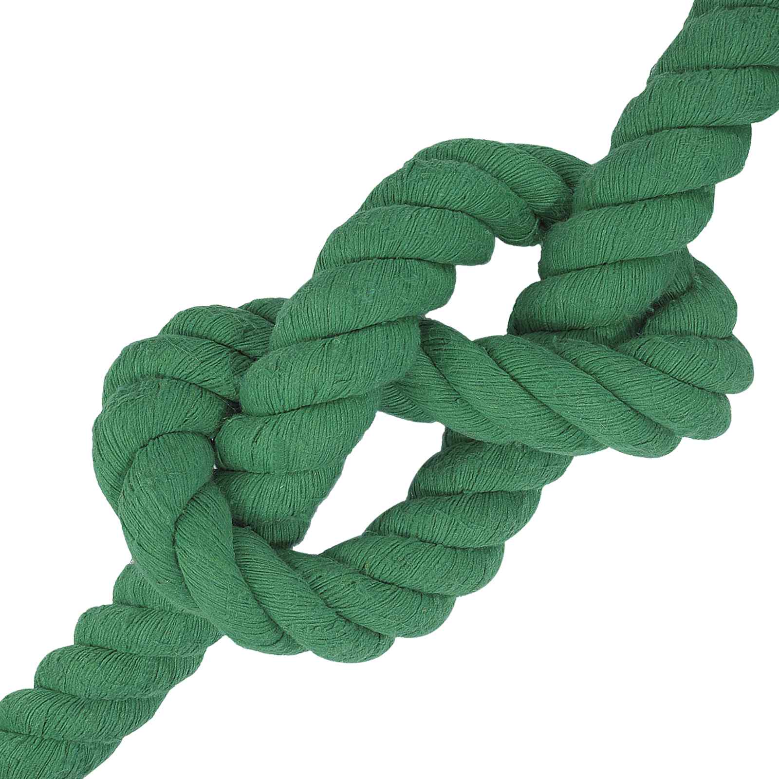 Touw Groen 6 x 6 x 500 cm Katoen