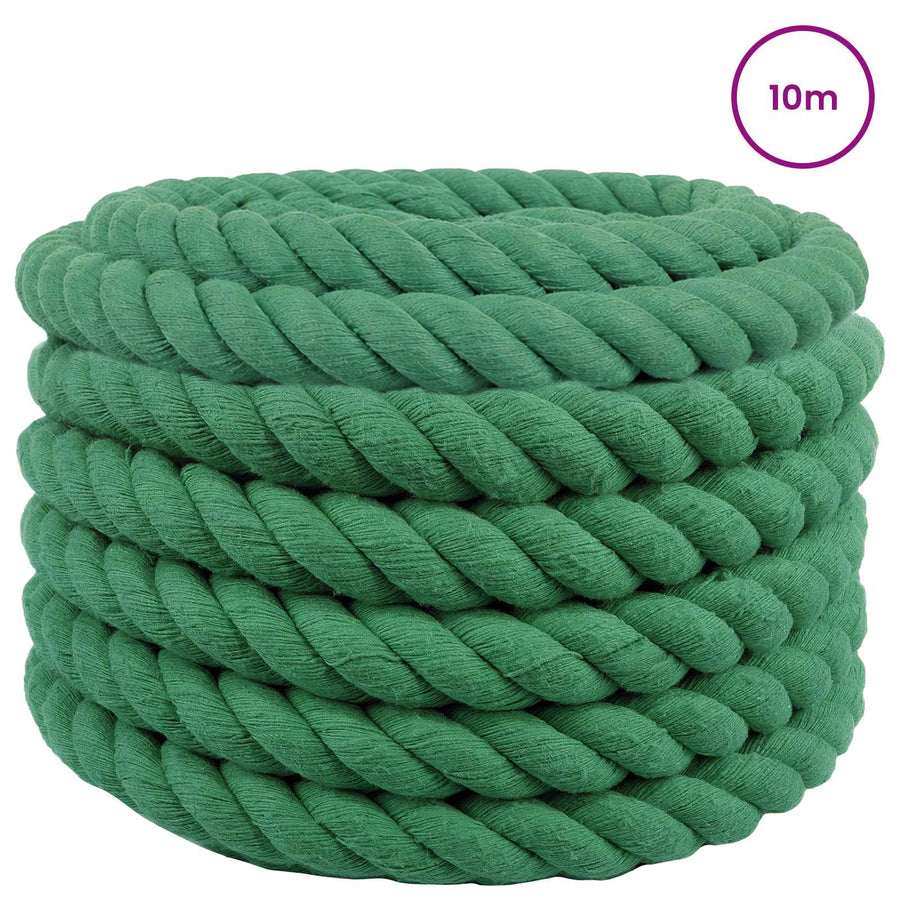 Touw Groen 6 x 6 x 1000 cm Katoen