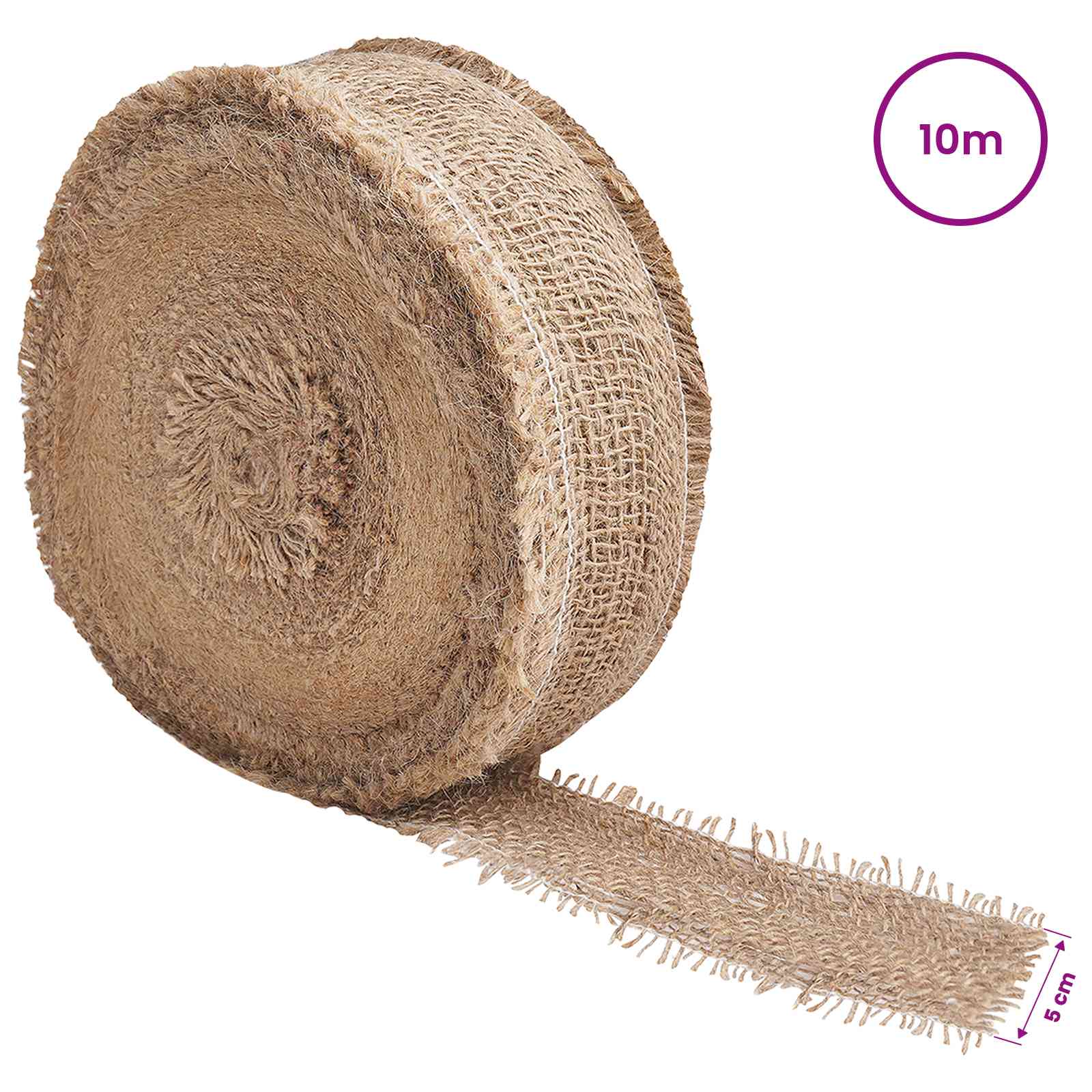 Jute Rol Naturel 5 x 1000 cm