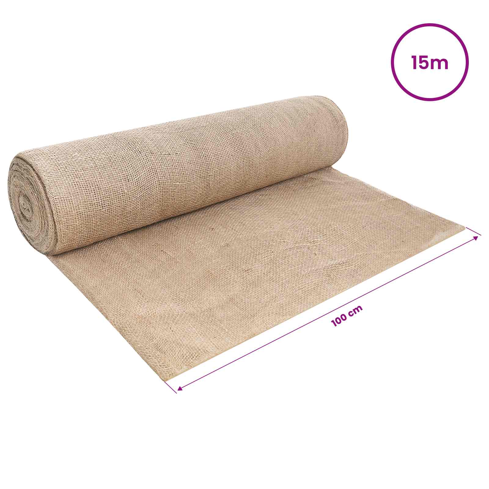 Jute Rol Naturel 200 x 1500 cm