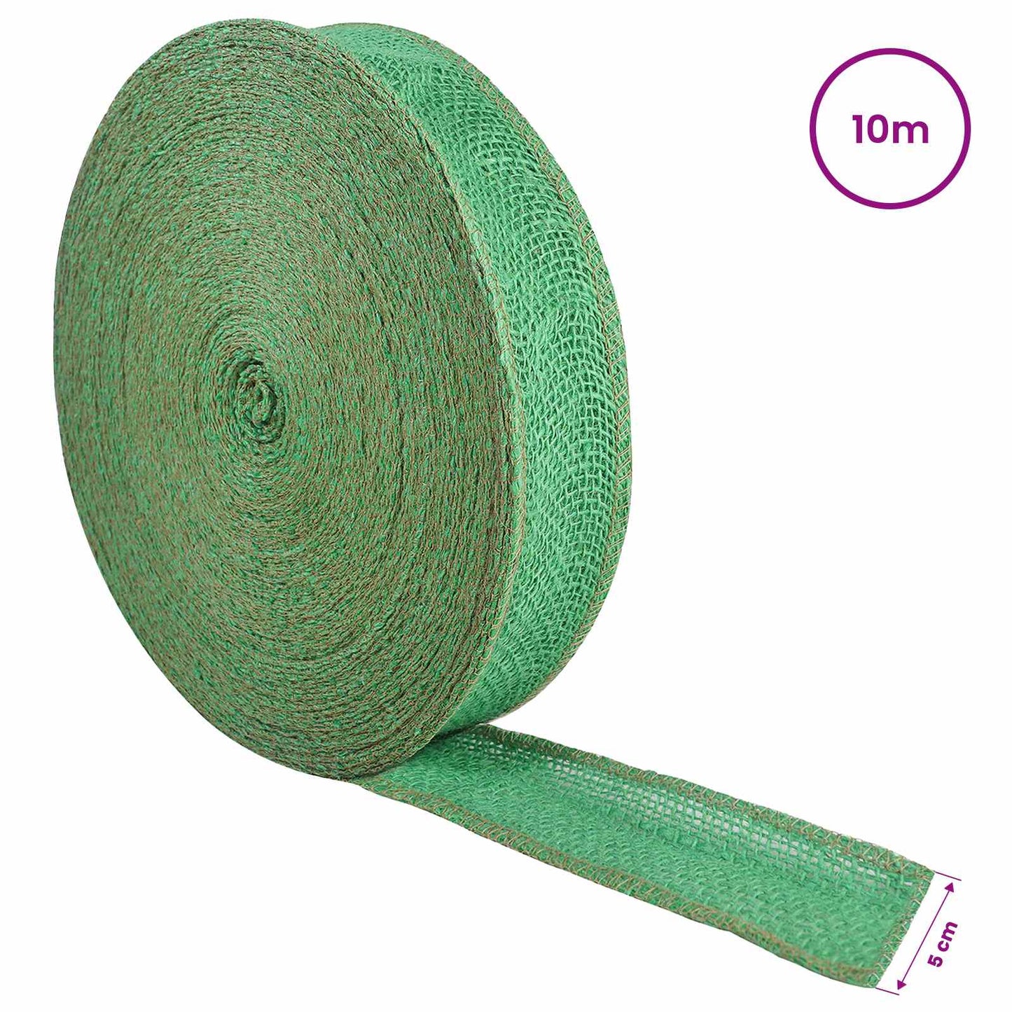 Jute Rol Groen 5 x 1000 cm