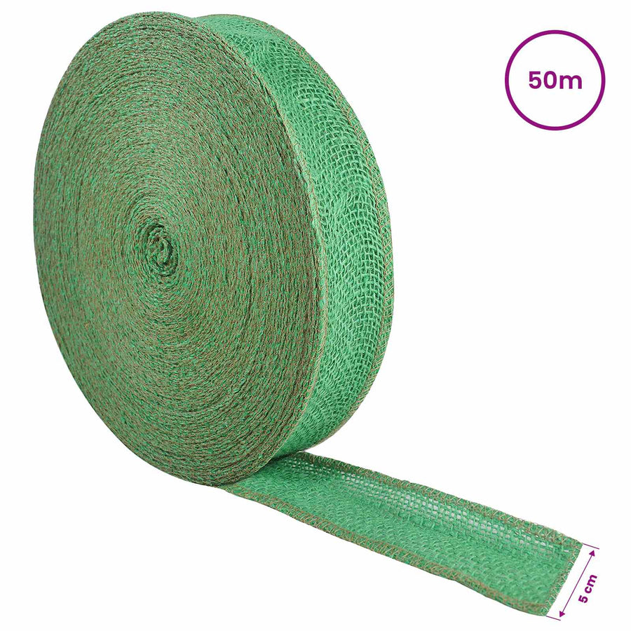 Jute Rol Groen 5 x 5000 cm