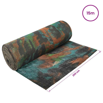 Jute Rol Camouflage 200 x 1500 cm