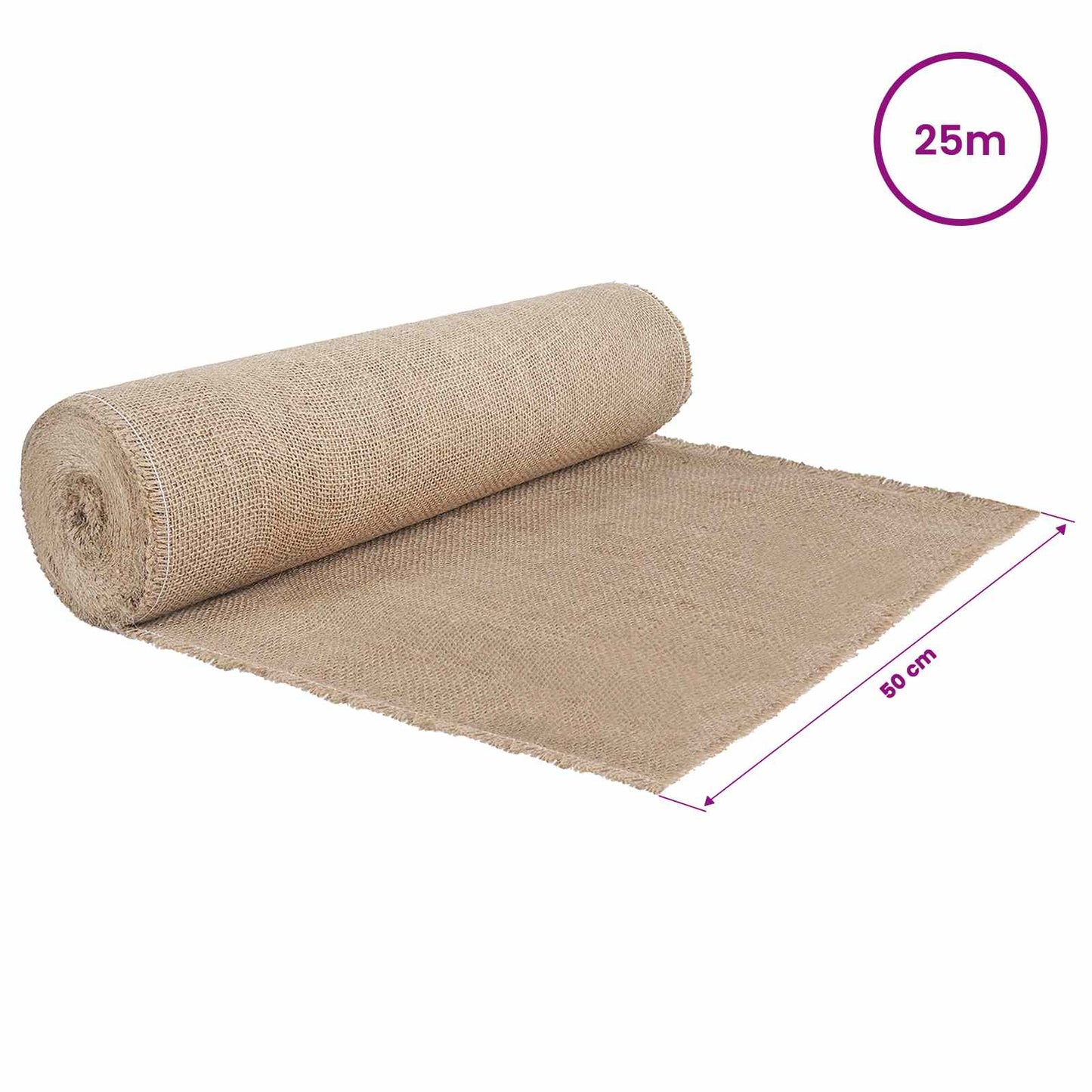 Jute Rol Naturel 50 x 2500 cm