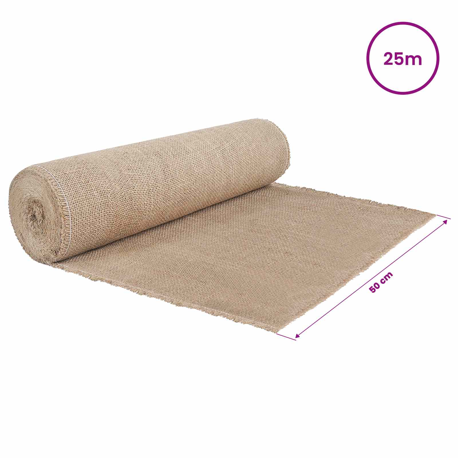 Jute Rol Naturel 50 x 2500 cm