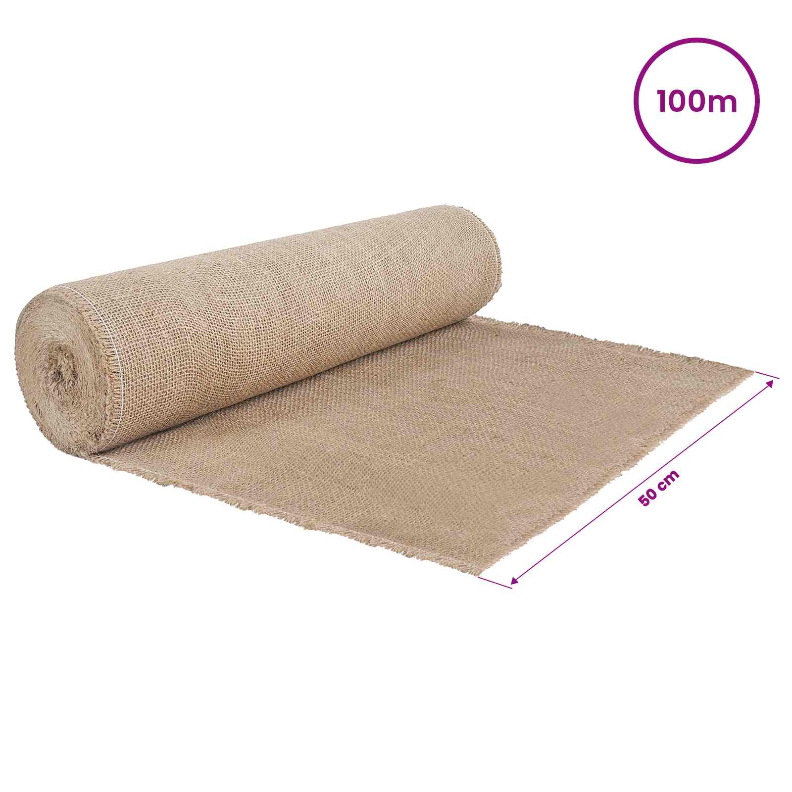 Jute Rol Naturel 50 x 10000 cm