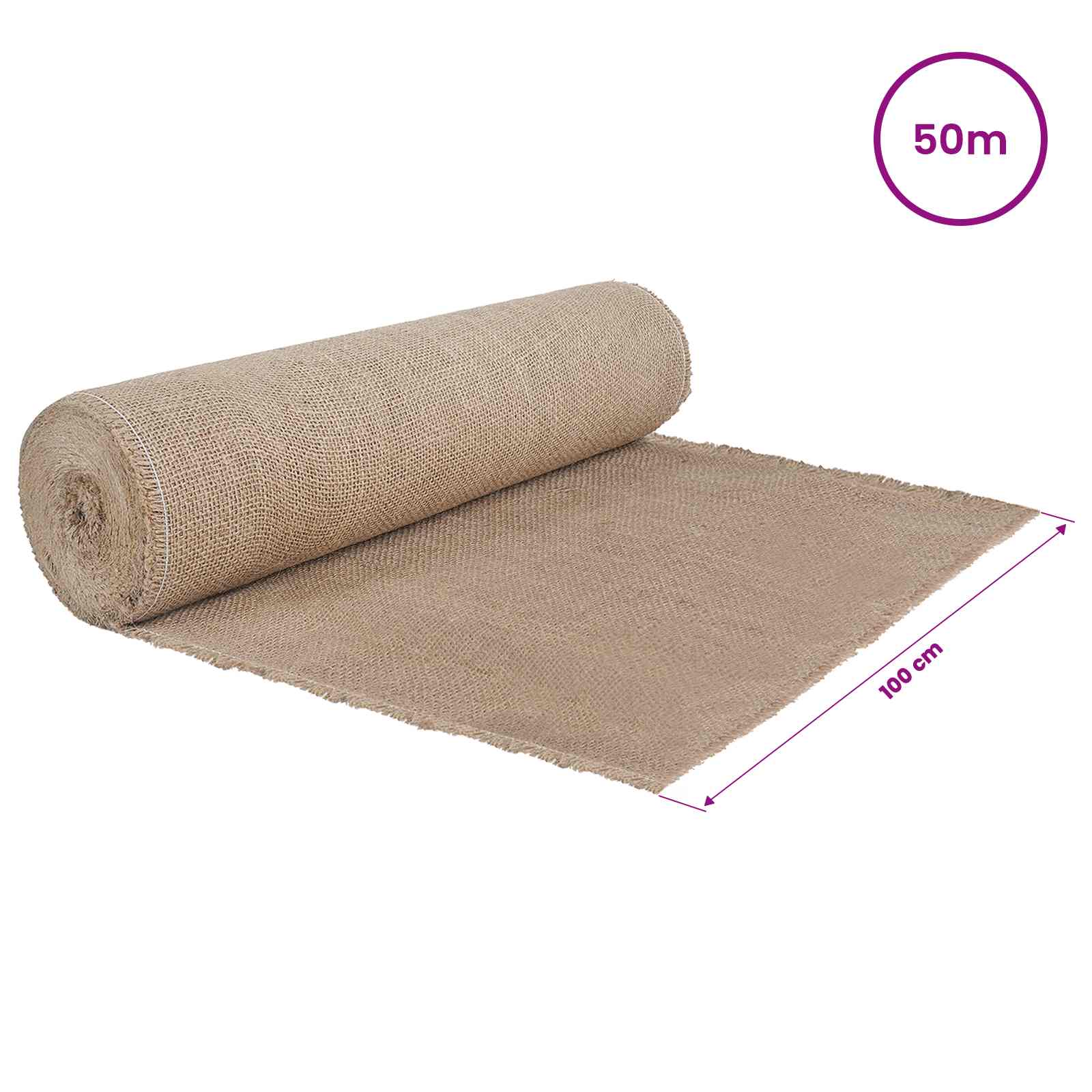 Jute Rol Naturel 100 x 5000 cm