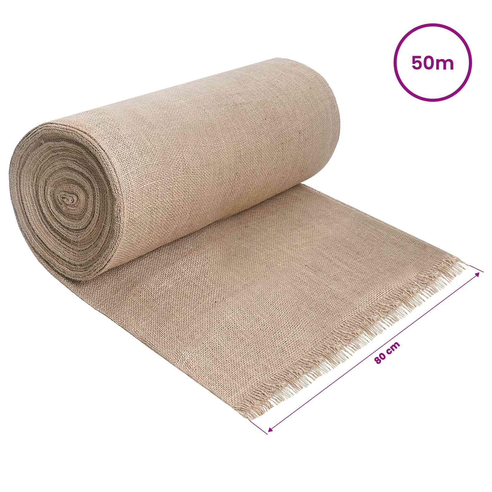 Jute Rol Naturel 160 x 5000 cm