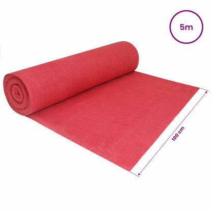 Jute Rol 200 x 500 cm Rood