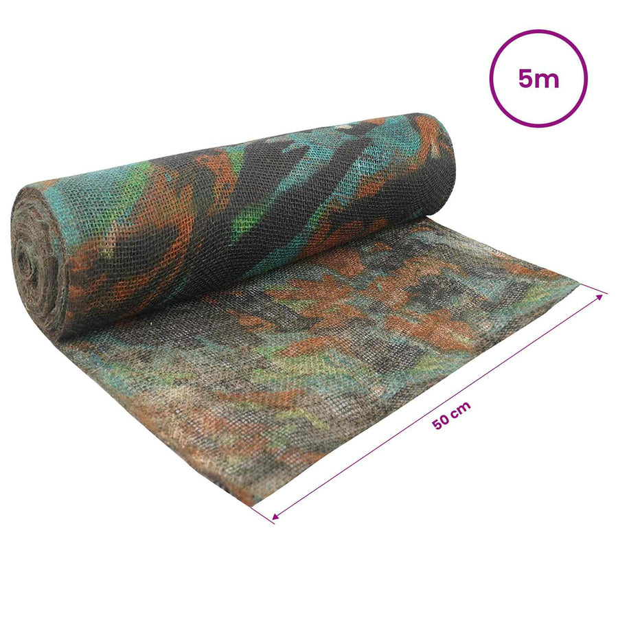 Jute Rol Camouflage 50 x 500 cm