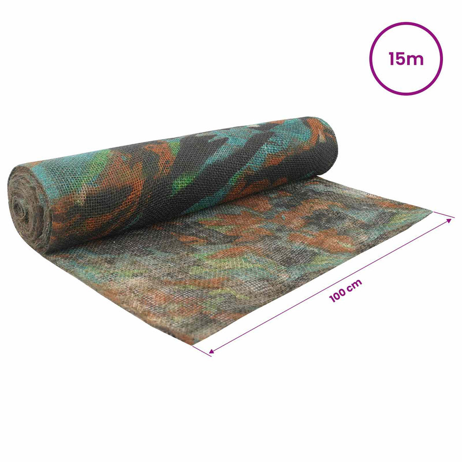 Jute Rol Camouflage 100 x 1500 cm