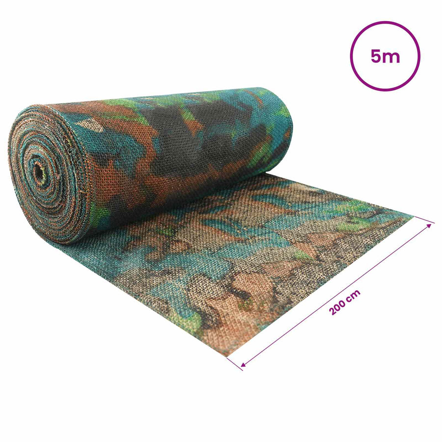 Jute Rol Camouflage 200 x 500 cm