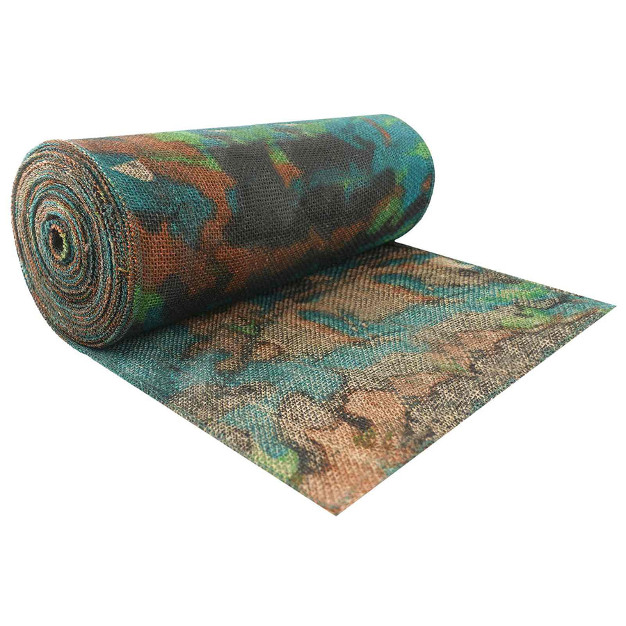 Jute Rol Camouflage 200 x 1000 cm