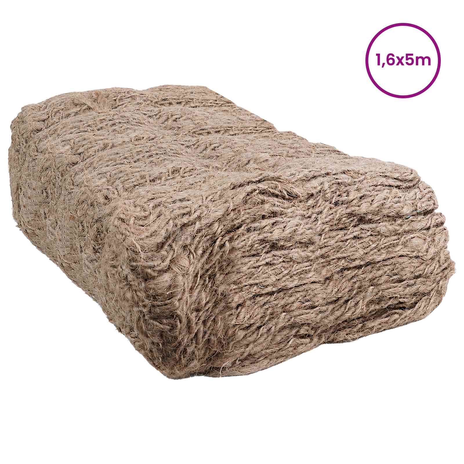 Jute Dijkmat Naturel 1,6 x 5 m 100% Tossa Jute