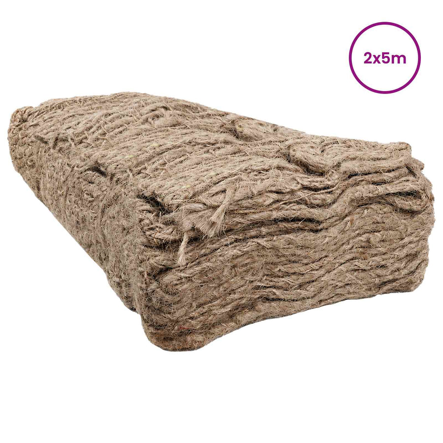 Jute Dijkmat Naturel 2 x 5 m 100% Tossa Jute