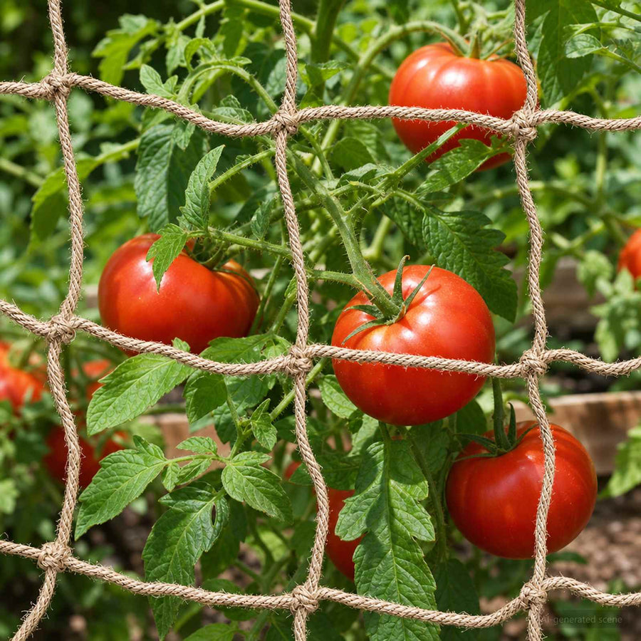 Jute plantensteun netting Naturel 1 x 10 m 100% Tossa Jute